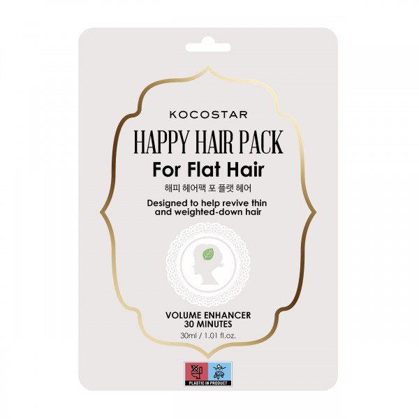 KOCOSTAR Happy Hair Pack kaukė ploniems plaukams, 1 vnt. KOCOSTAR Happy Hair Pack kaukė ploniems plaukams, 1 vnt.