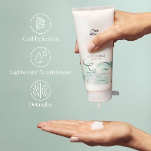 Wella Nutricurls Detangling garbanotų plaukų kondicionierius, 200 ml