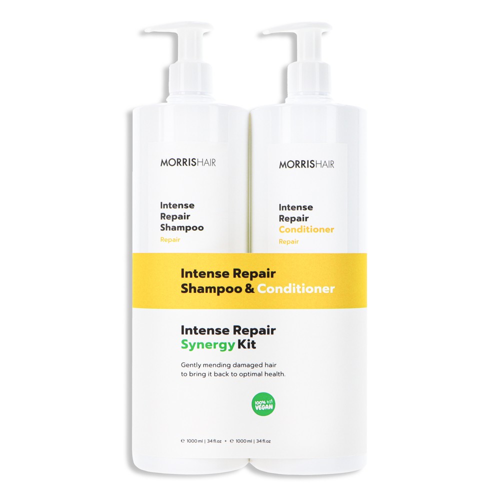 MORRISHAIR Intense Repair Synergy kit rinkinys pažeistiems plaukams