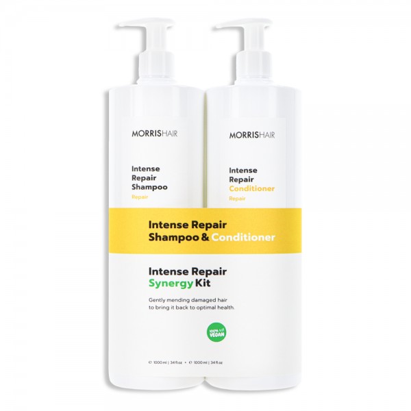MORRISHAIR Intense Repair Synergy kit rinkinys pažeistiems plaukams MORRISHAIR Intense Repair Synergy kit rinkinys pažeistiems plaukams
