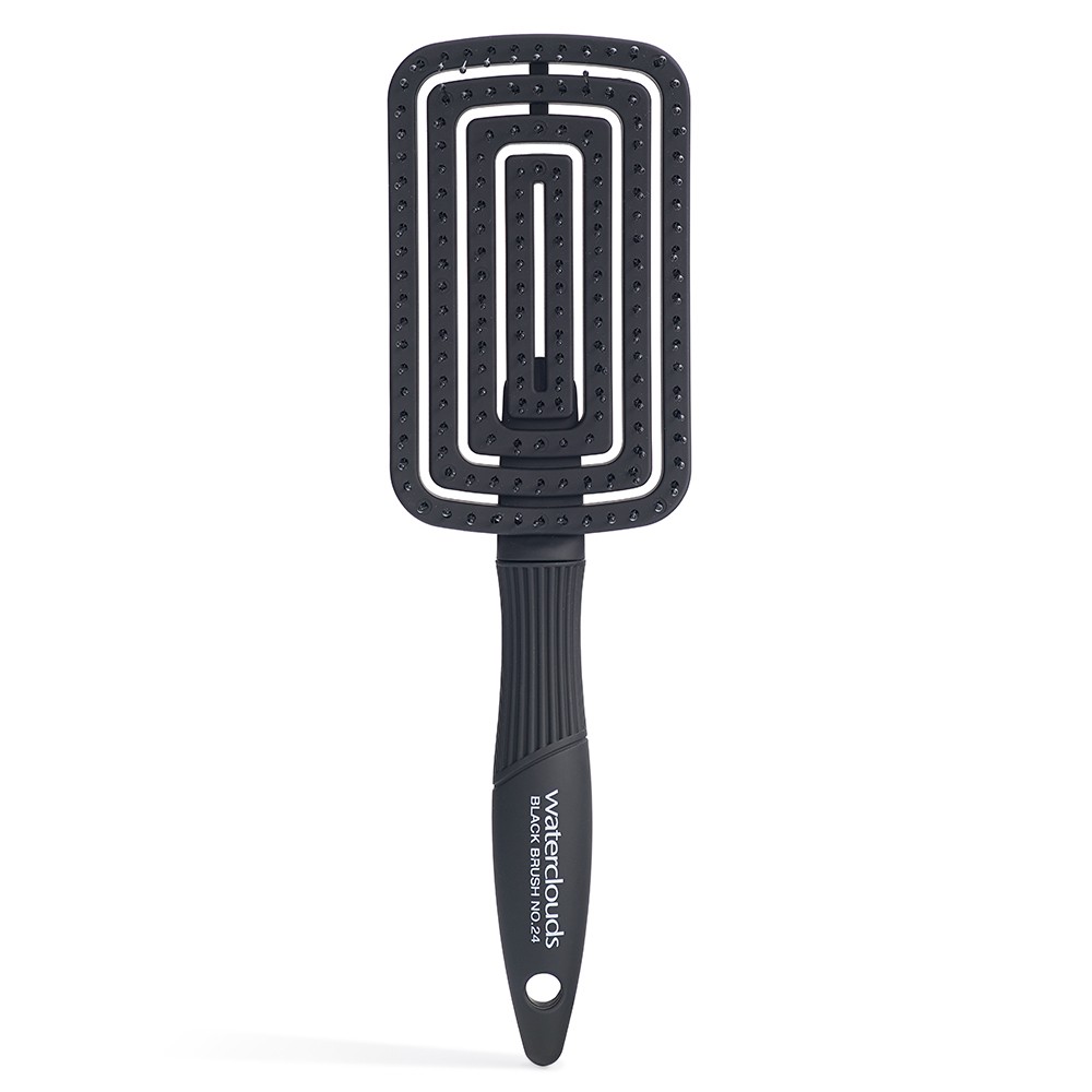 Waterclouds Black Brush Flexi Vent No.24 plaukų šepetys