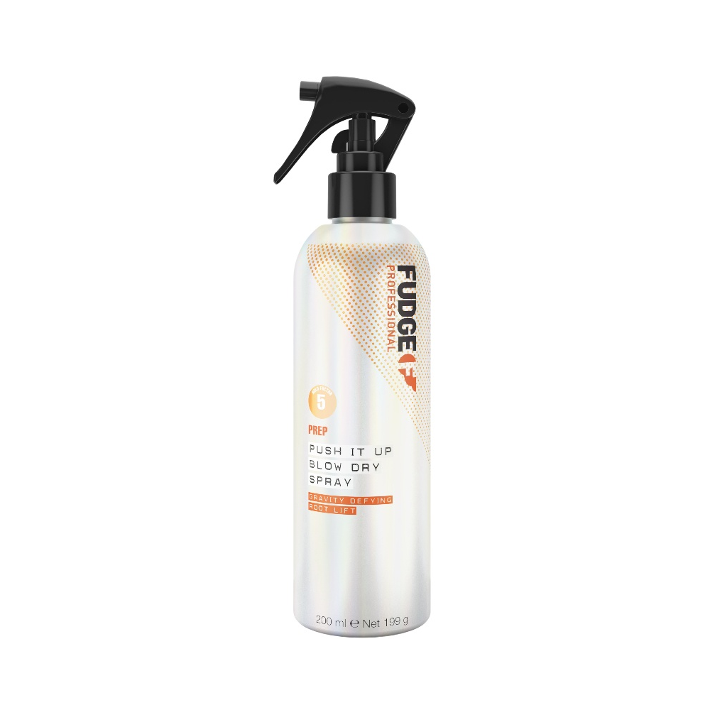 Fudge Push-It-Up Blow Dry Spray apimties purškiklis, 150 ml